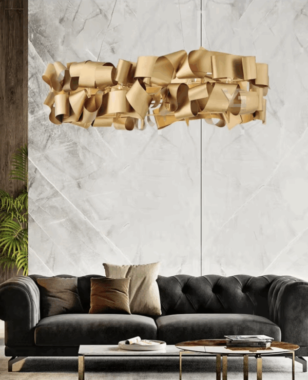 Harlow iron chandelier